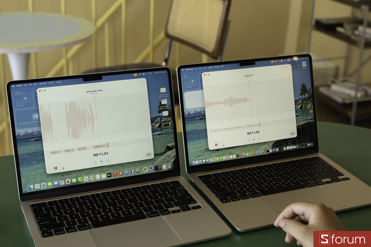Khả năng ghi âm trên MacBook Air M5