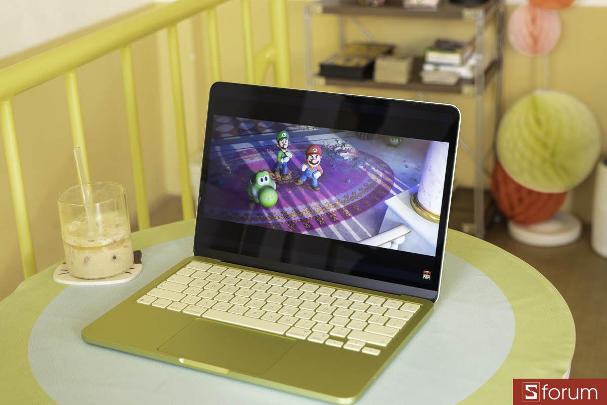 Hình ảnh sắc nét trên MacBook Neo