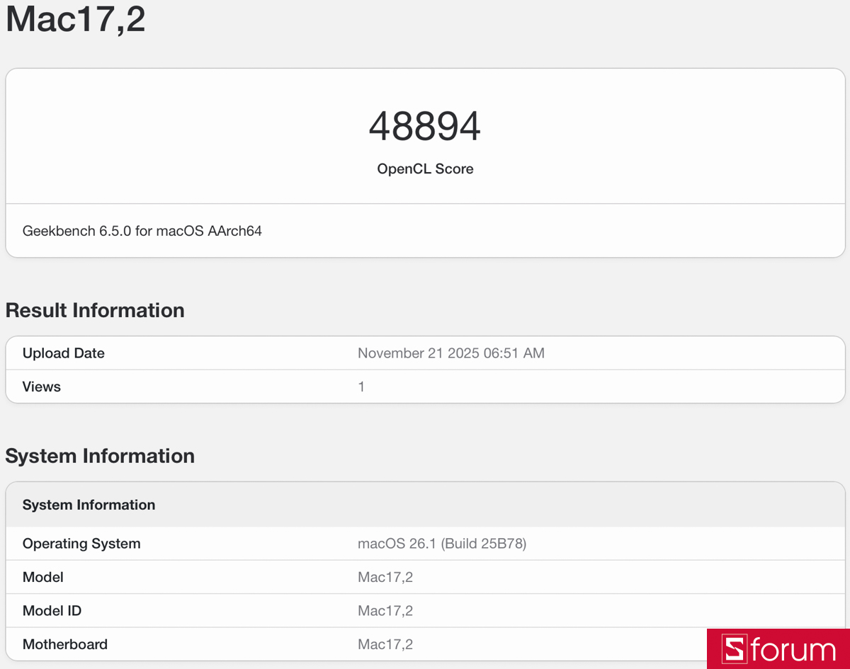 Hiệu năng GPU trên MacBook Pro M5 14 inch