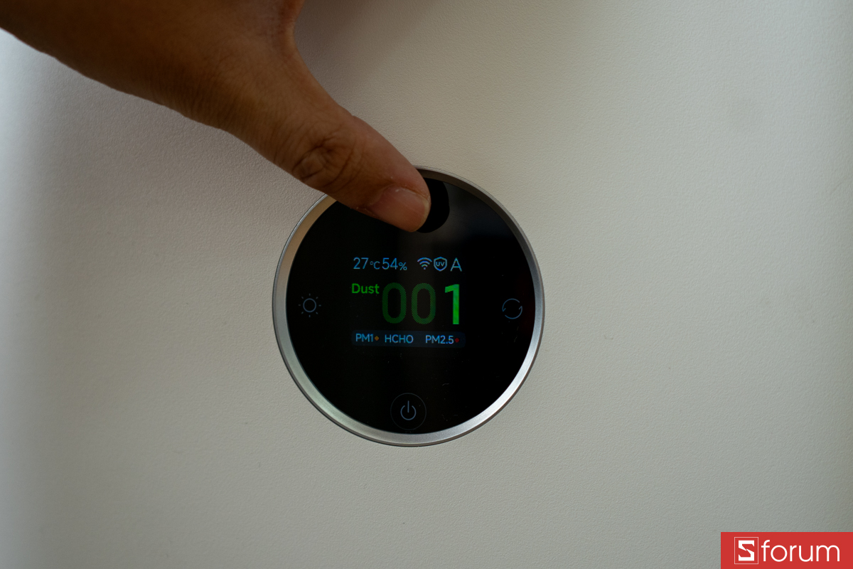 Hiển thị chỉ số HCHO