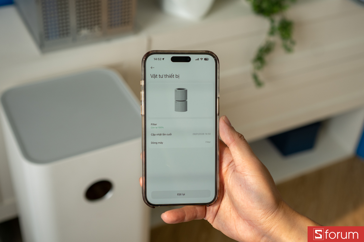 Kiểm tra tình trạng của lõi lọc