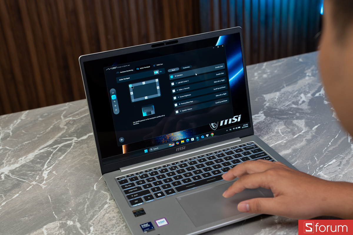 Touchpad MSI Modern 14S AI+