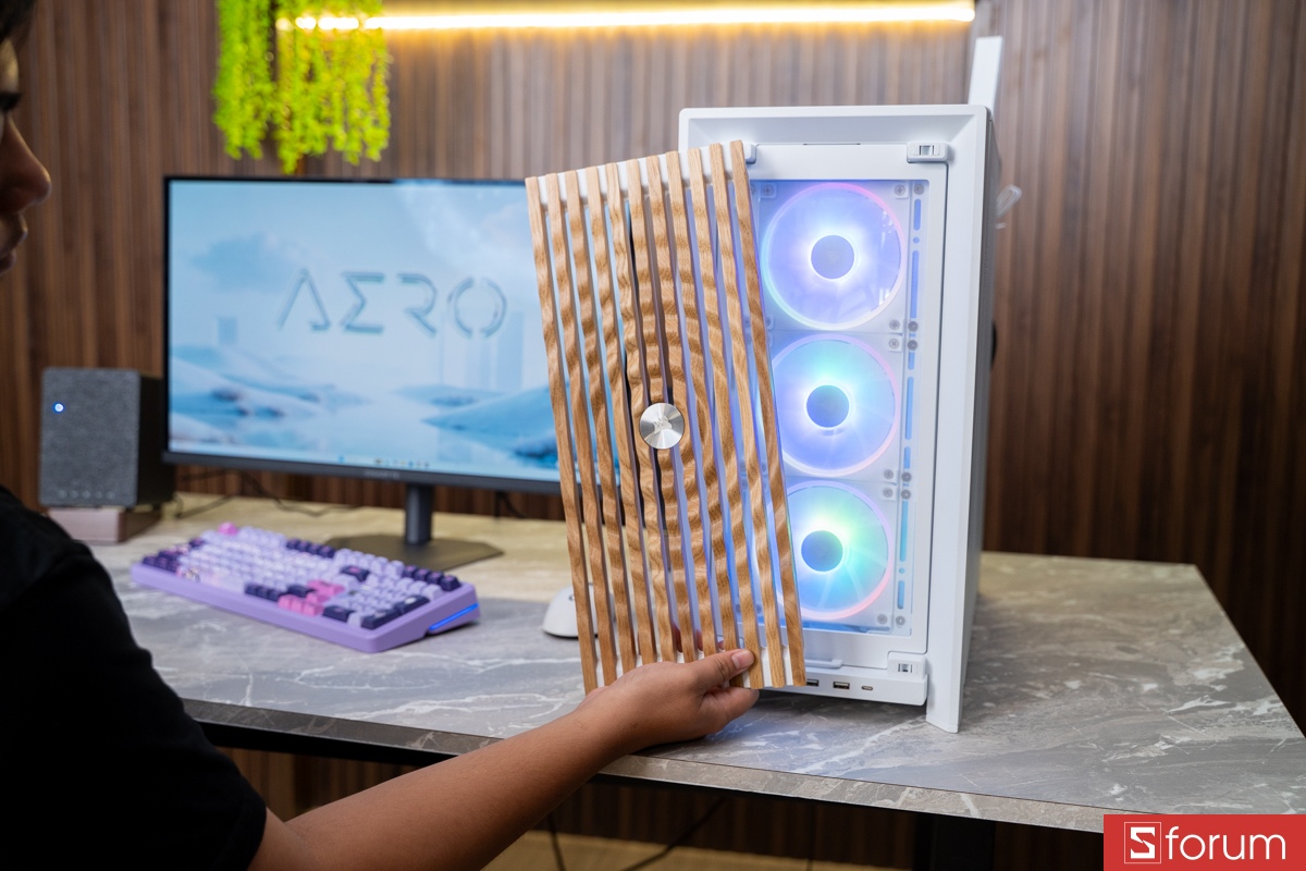 Ngoại hình vỏ case Corsair FRAME 4000D