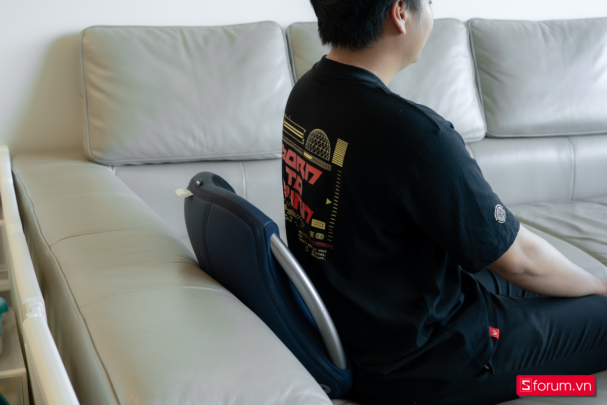 Cảm giác tựa lưng lên Philips Back & Waist Massager