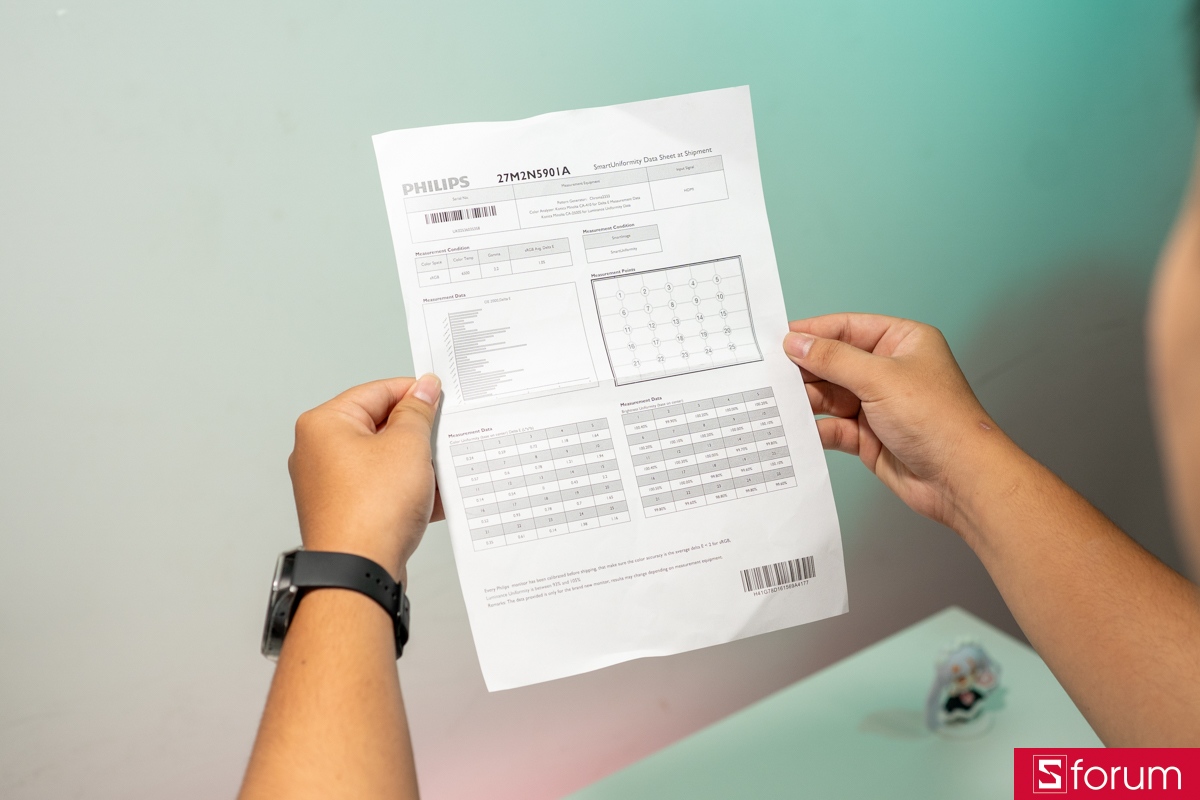 Giấy chứng nhận độ chuẩn màu của màn hình