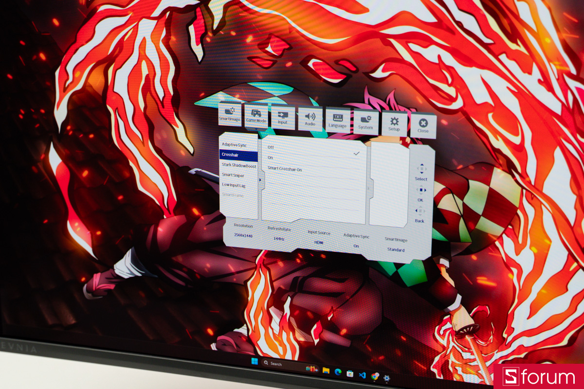 Bật tắt Crosshair trên màn hình