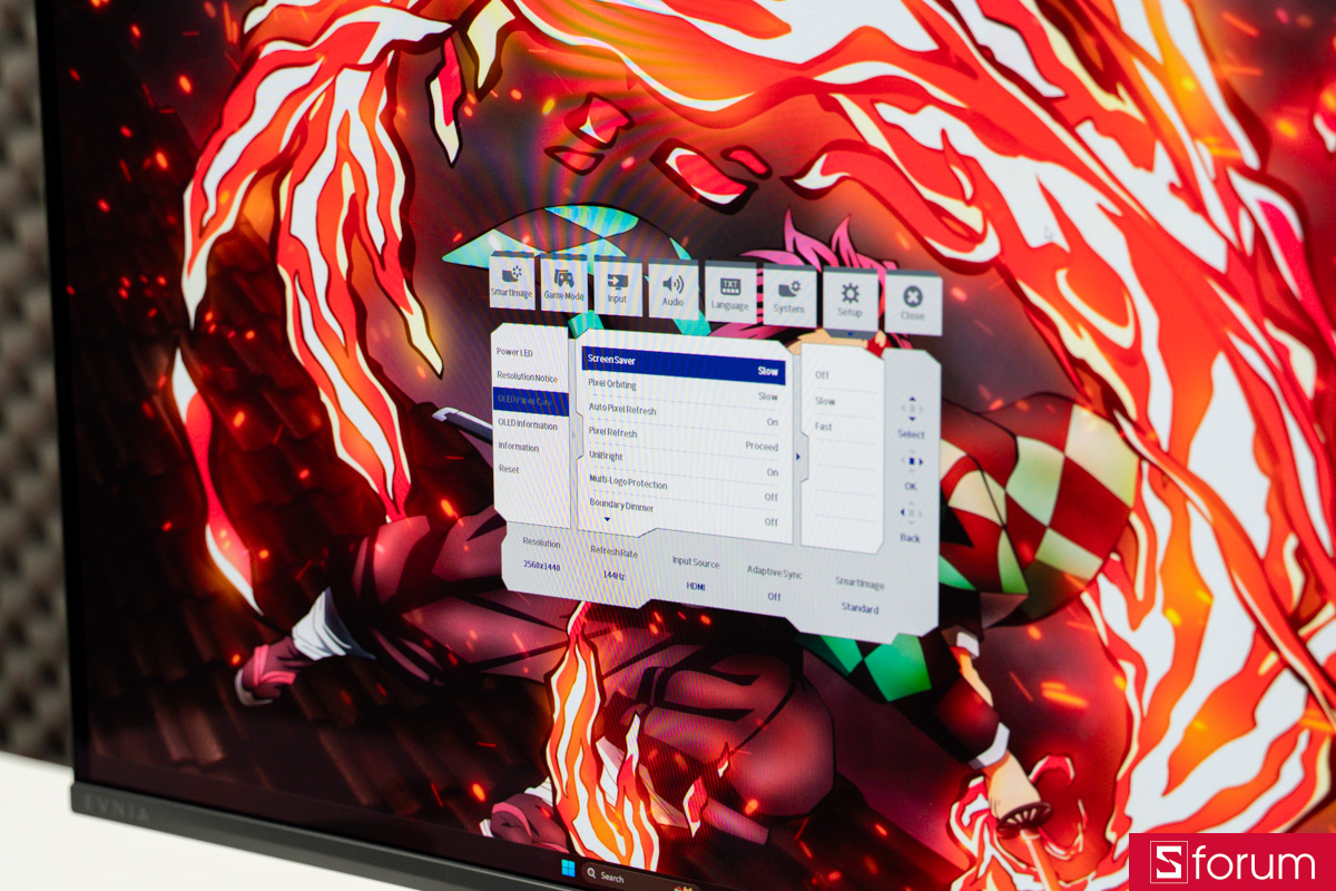 Các tính năng khác trên màn hình