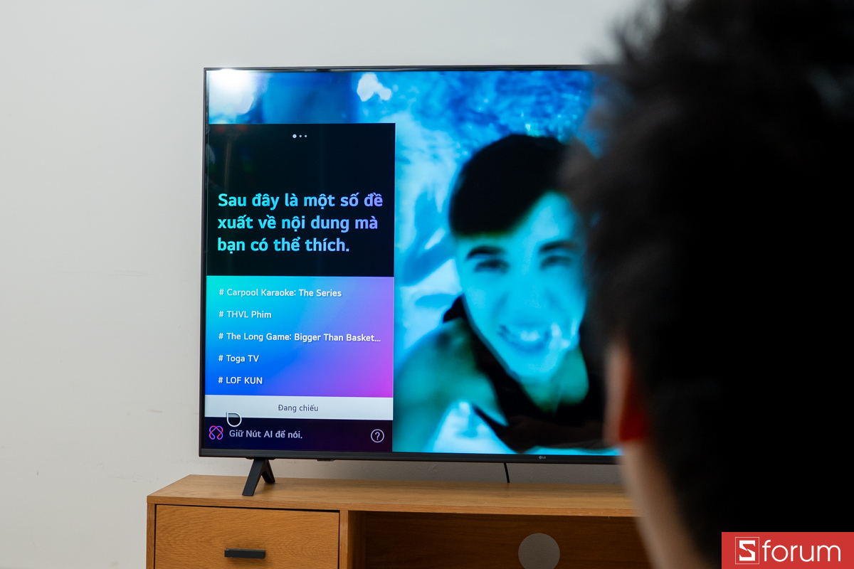 Tính năng AI trên SMART TIVI LG UHD 4K 65 INCH