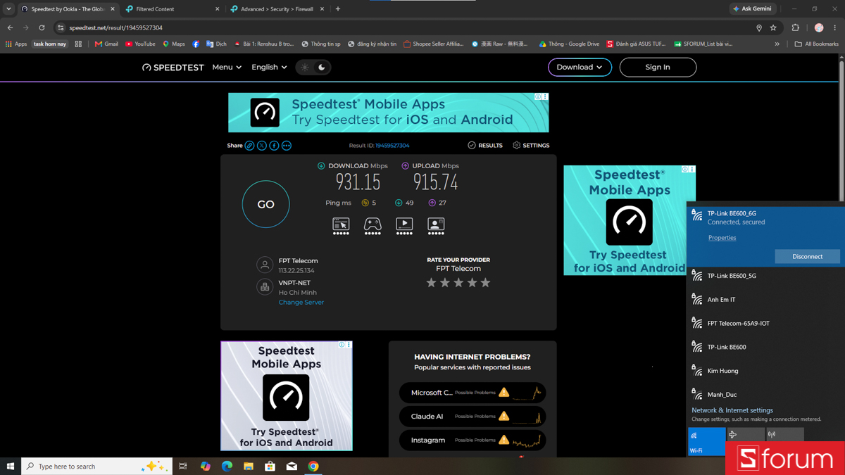 Tốc độ 6GHz trên TP-Link Archer BE600