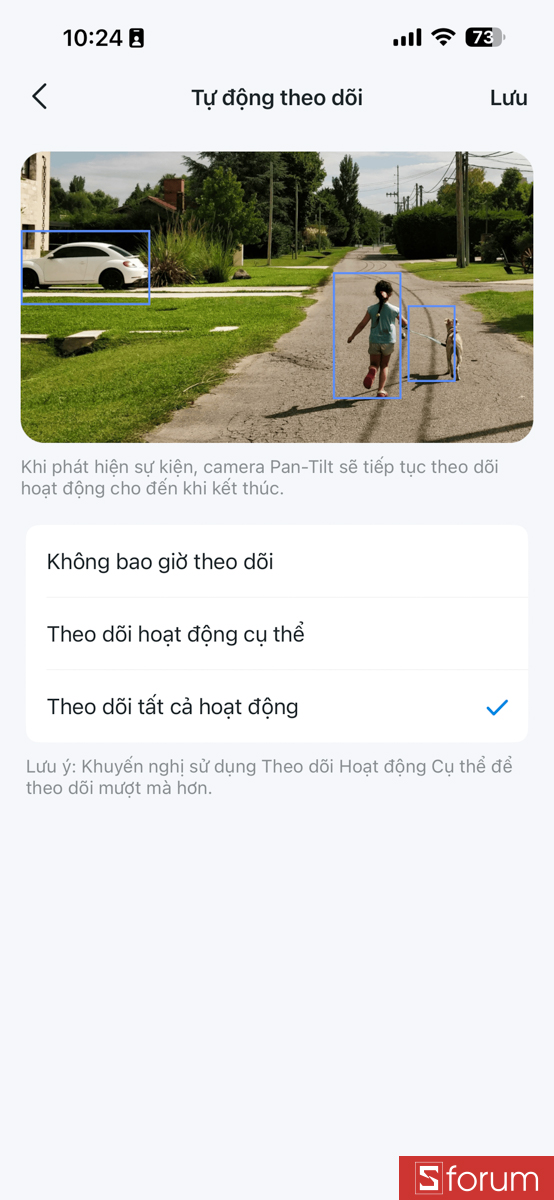 Thiết lập TP-Link Tapo C615F trên ứng dụng