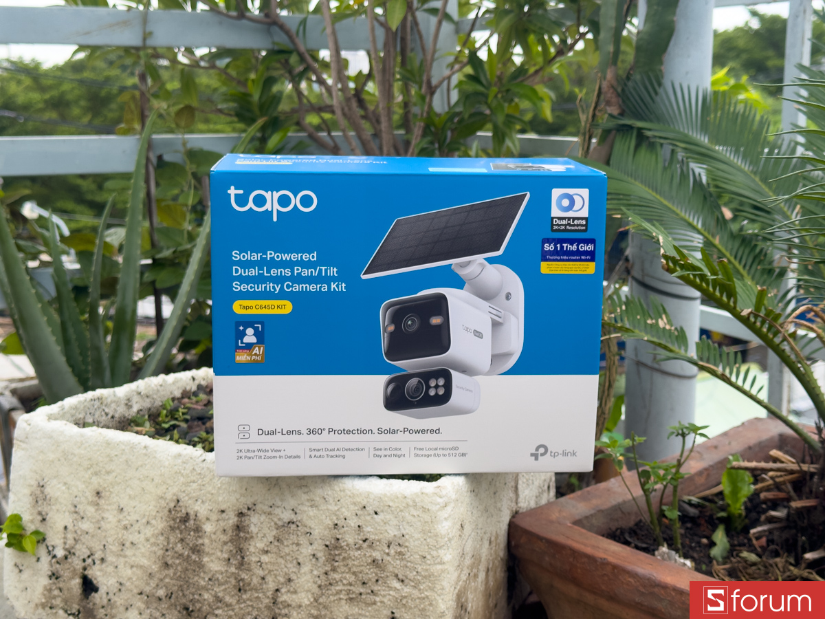 Hộp của TP-Link Tapo C645D KIT