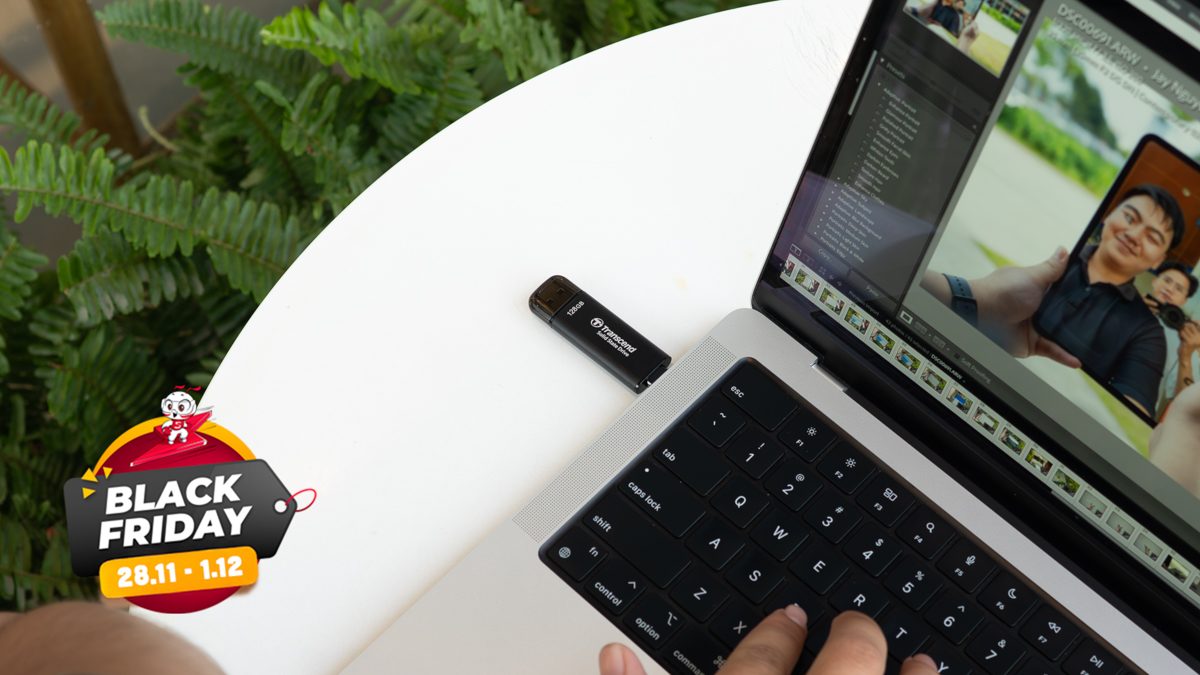 Trên tay Transcend ESD310C 128GB: SSD nhỏ như USB, nhanh gấp chục lần mà giá Black Friday chỉ 399k!