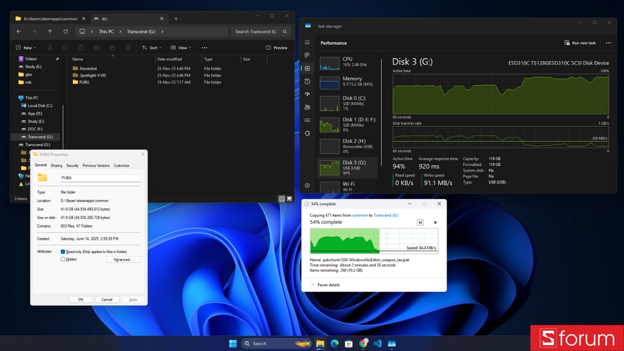 Khả năng sao lưu dữ liệu trên Transcend ESD310C