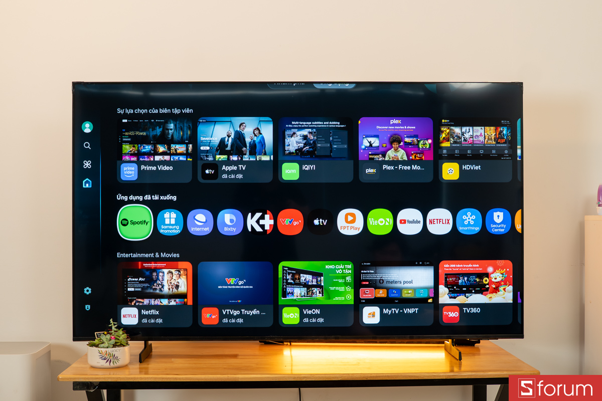 Hệ điều hành TizenOS trên TV Samsung UHD 4K 65 inch 65U8500F