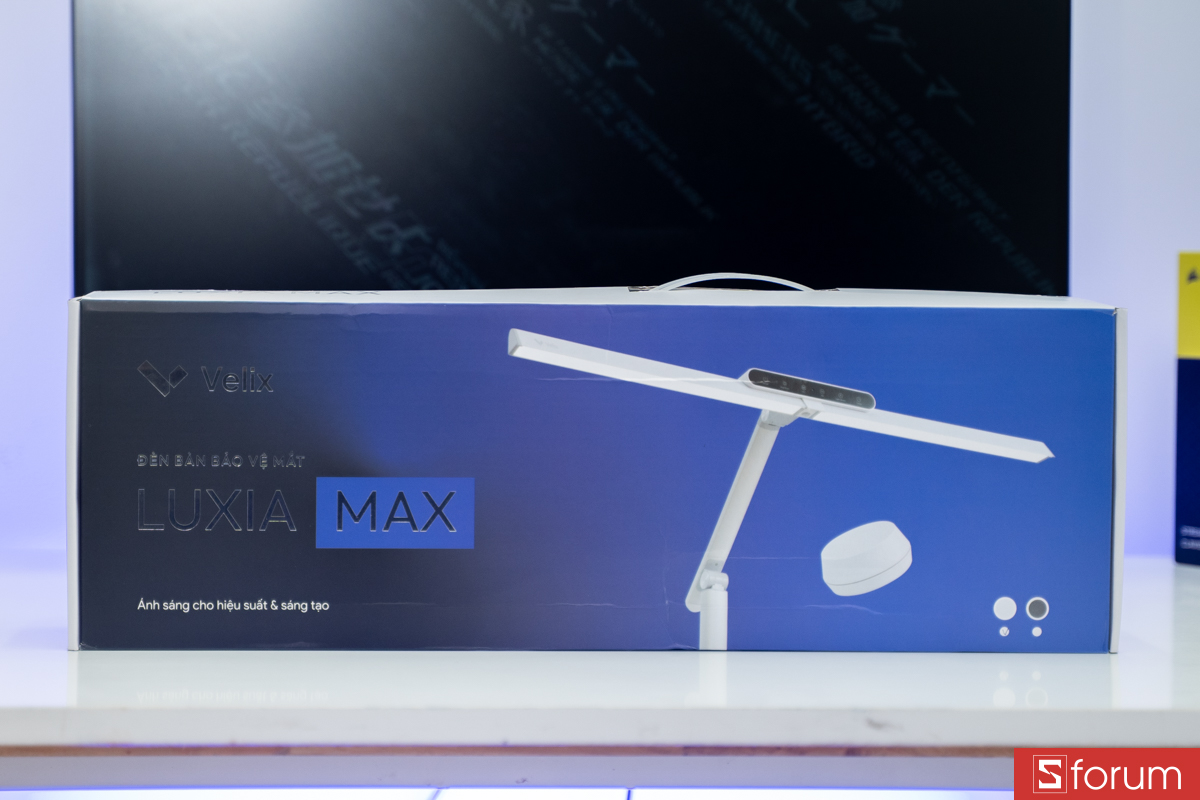 Mặt trước vỏ hộp Velix Luxia Max