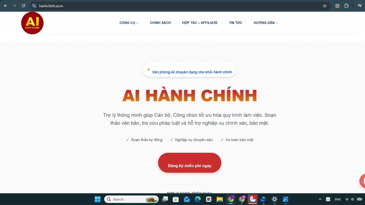 Cách dùng AI soạn thảo văn bản hành chính - Bước 1