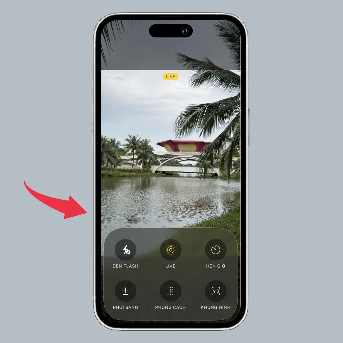 Cách chỉnh camera iPhone 17 Pro Max với Live Photo - bước 2