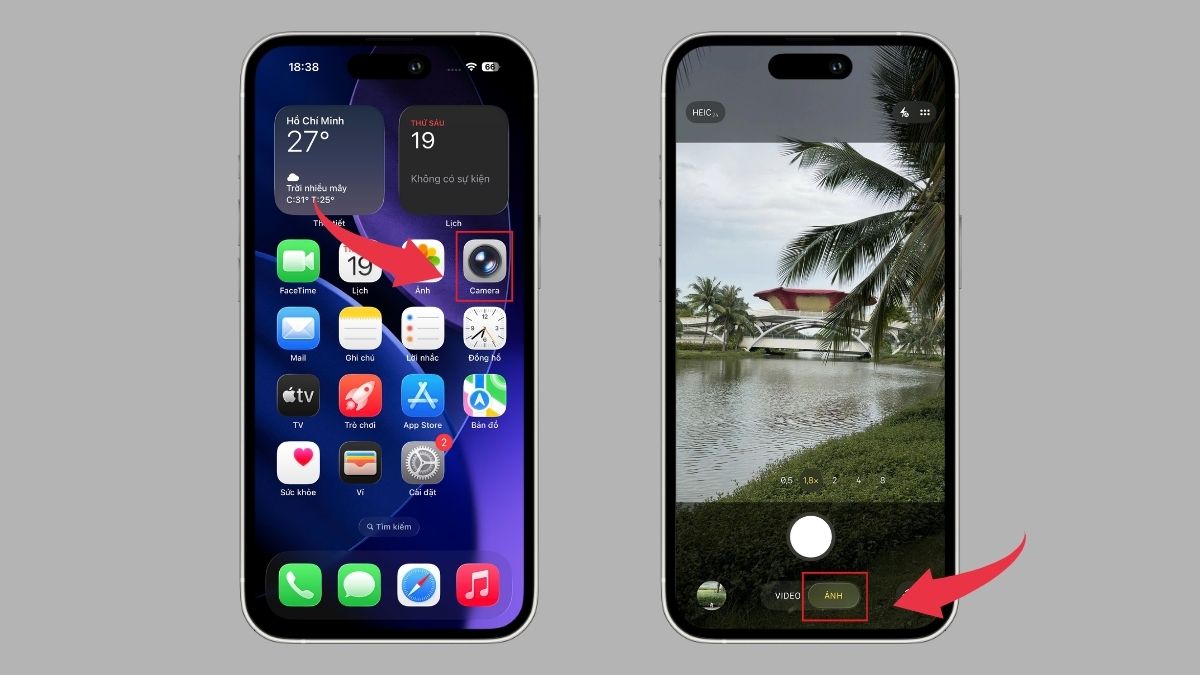 Cách chỉnh camera iPhone 17 Pro Max - bước 1