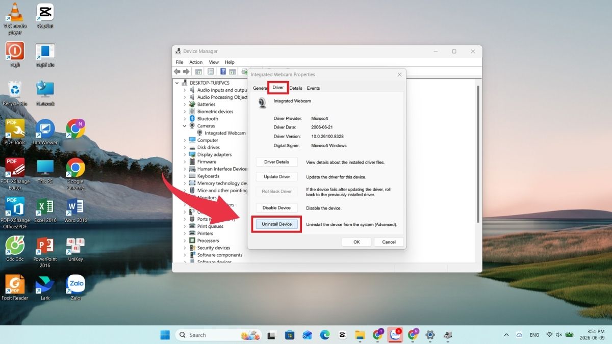 Cách chỉnh camera laptop bị ngược - Cài đặt lại Drive - Bước 3