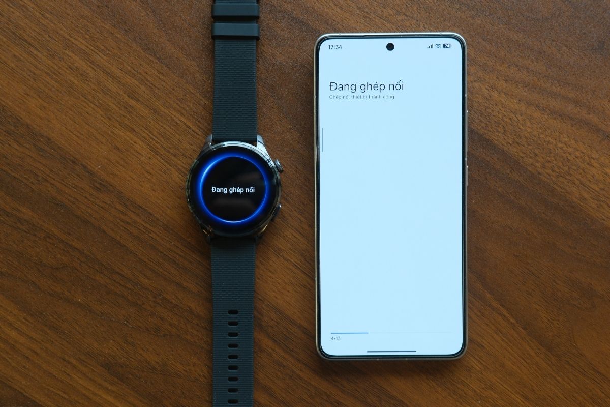 Cách kết nối Xiaomi Watch 5 với điện thoại - Bước 3 - Xác thực
