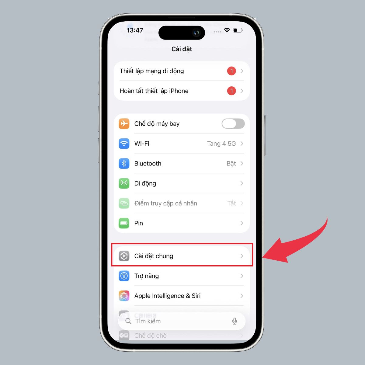 Cách kiểm tra iPhone 17 Pro Max chính hãng bằng số Seri - bước 1