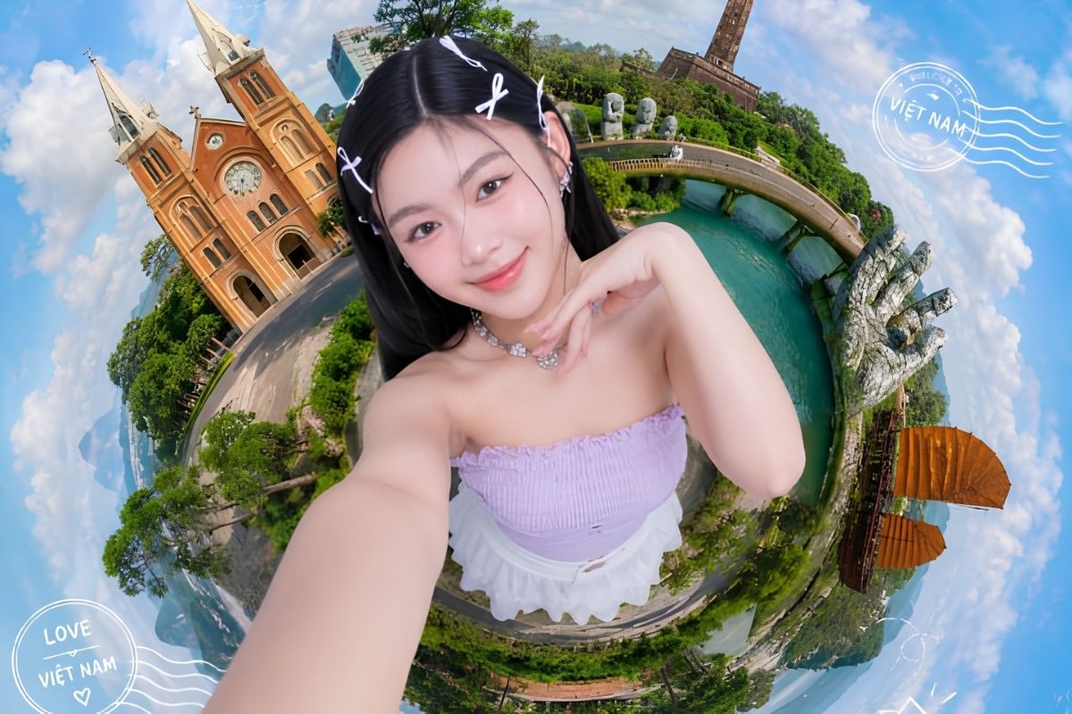 Cách tạo ảnh một vòng Việt Nam với phong cách Tiny Planet có gì hot