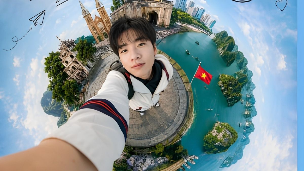 Cách tạo ảnh một vòng Việt Nam với phong cách Tiny Planet bằng ChatGPT