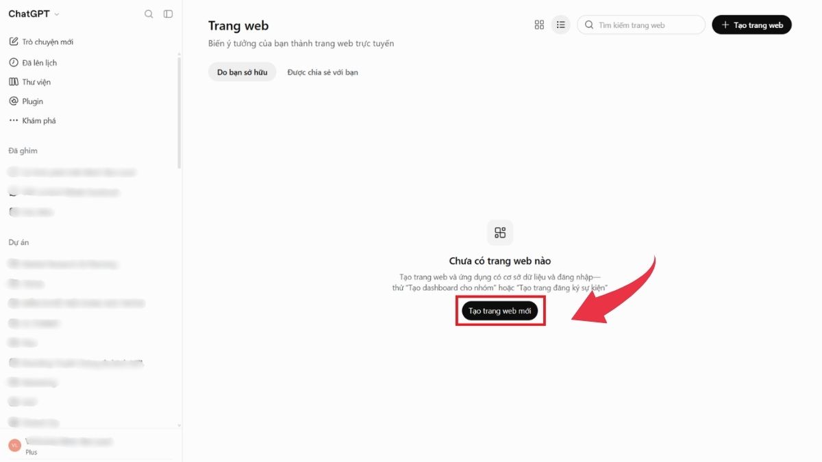 Cách tạo website trên ChatGPT - Bước 1