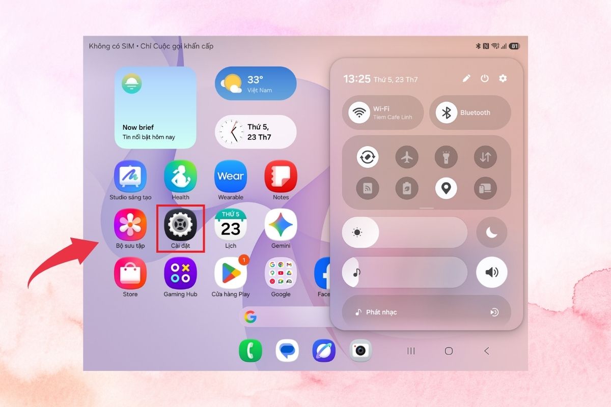 Cách tắt nguồn Galaxy Z Fold 8 bằng trợ lý ảo - Bước 1