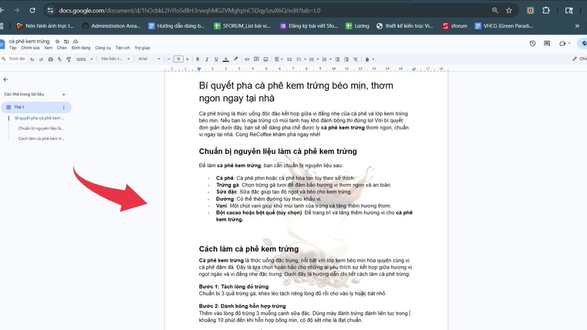 Cách thêm Watermark vào Google Docs bằng hình ảnh - Bước 6