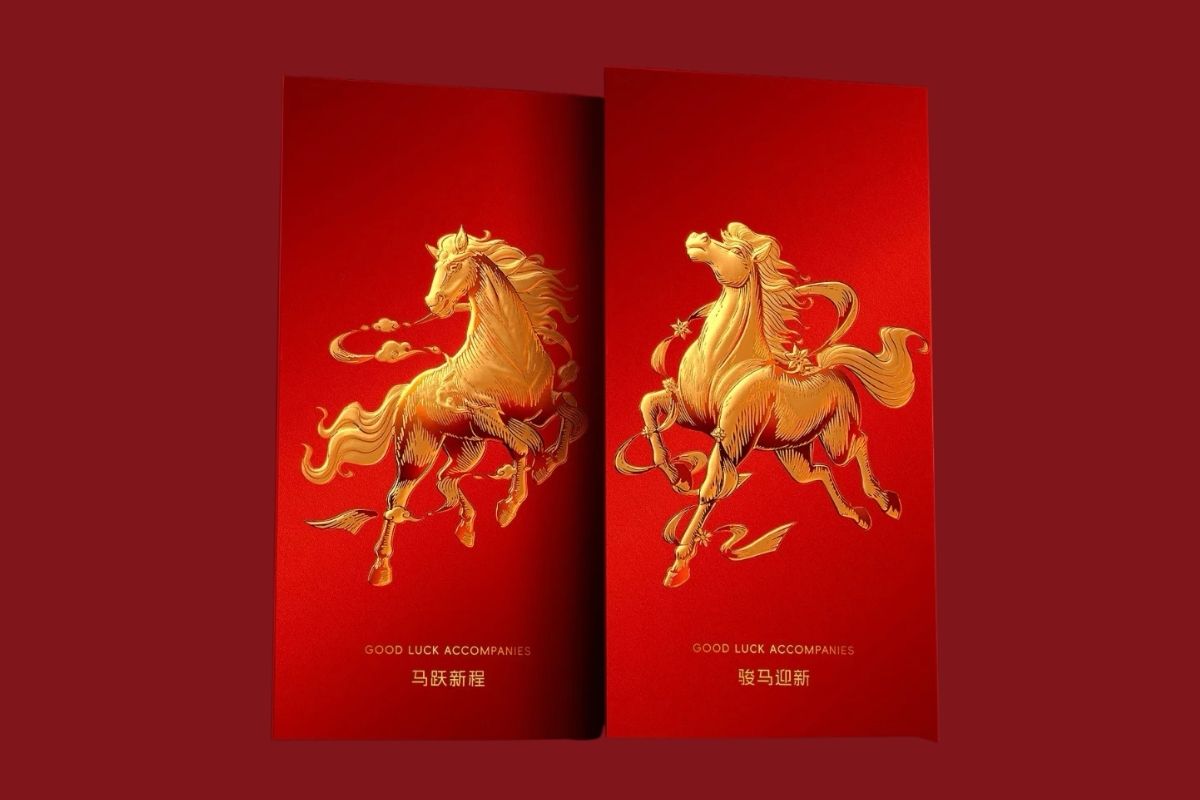 cách thiết kế bao lì xì bằng AI Gemini phong cách sang trọng