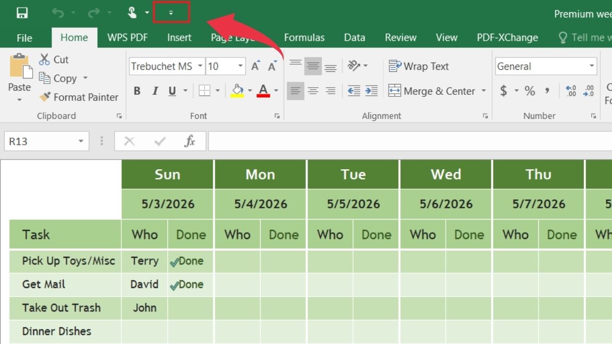 Cách bật công cụ Excel đọc bảng tính bằng giọng nói Speak Cells - Bước 1