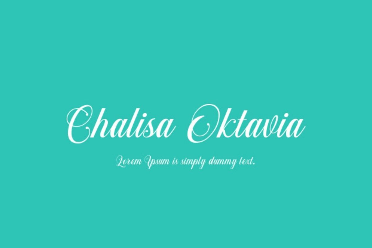 Font chữ Giỗ Tổ Hùng Vương - Chalisa Oktavia