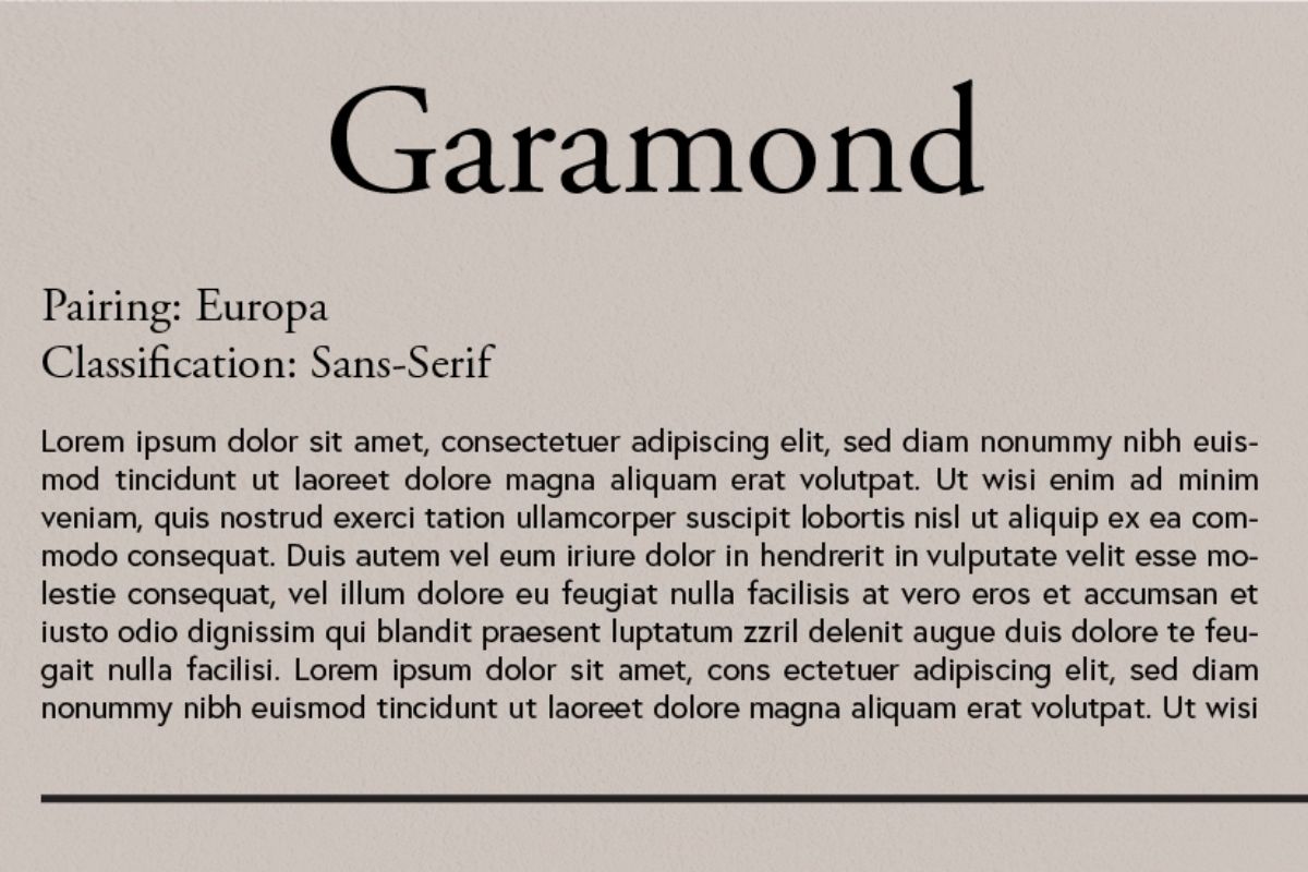 Font chữ Giỗ tổ Hùng Vương - Garamond