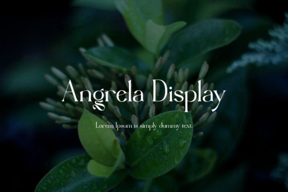 Font chữ Giỗ tổ Hùng Vương - Angrela Display