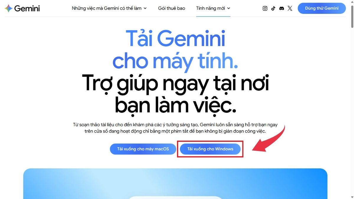 Google tung ứng dụng Gemini cho Windows - Hướng dẫn tải và cài đặt - Bước 1