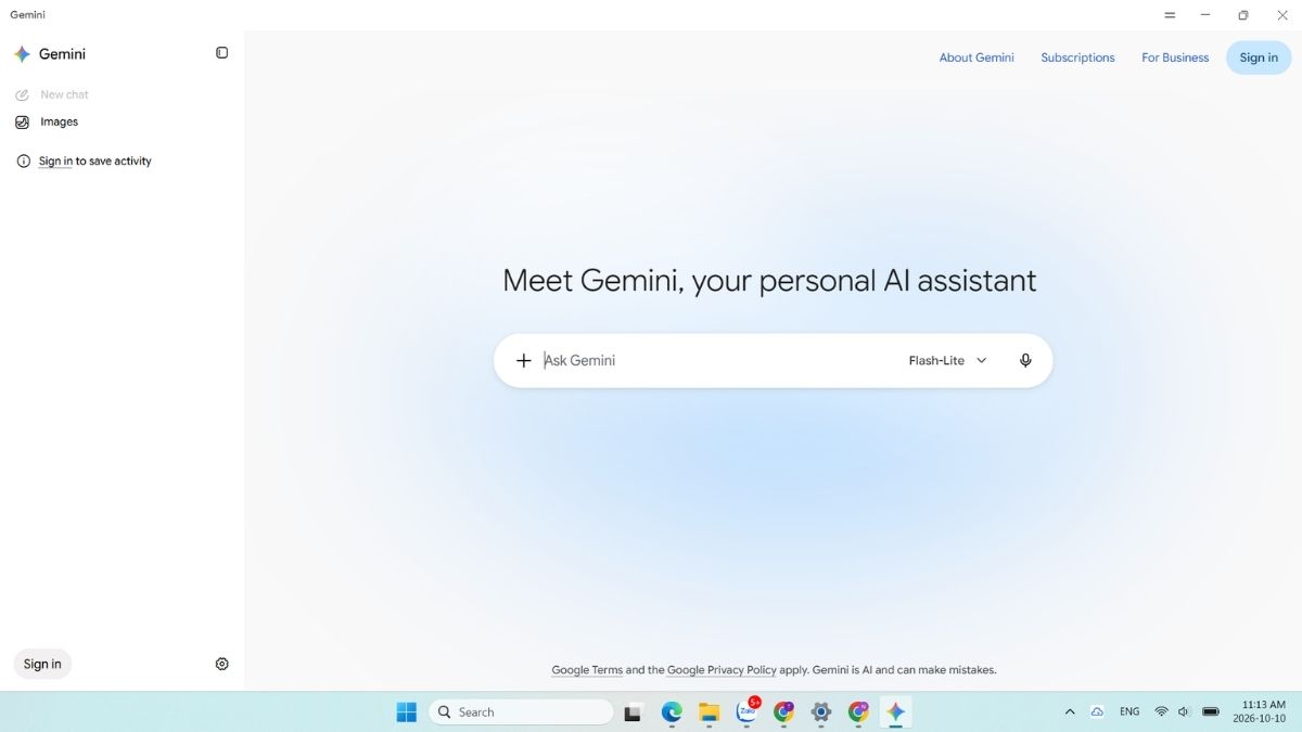 Google tung ứng dụng Gemini cho Windows - Hướng dẫn tải và cài đặt - Bước 4