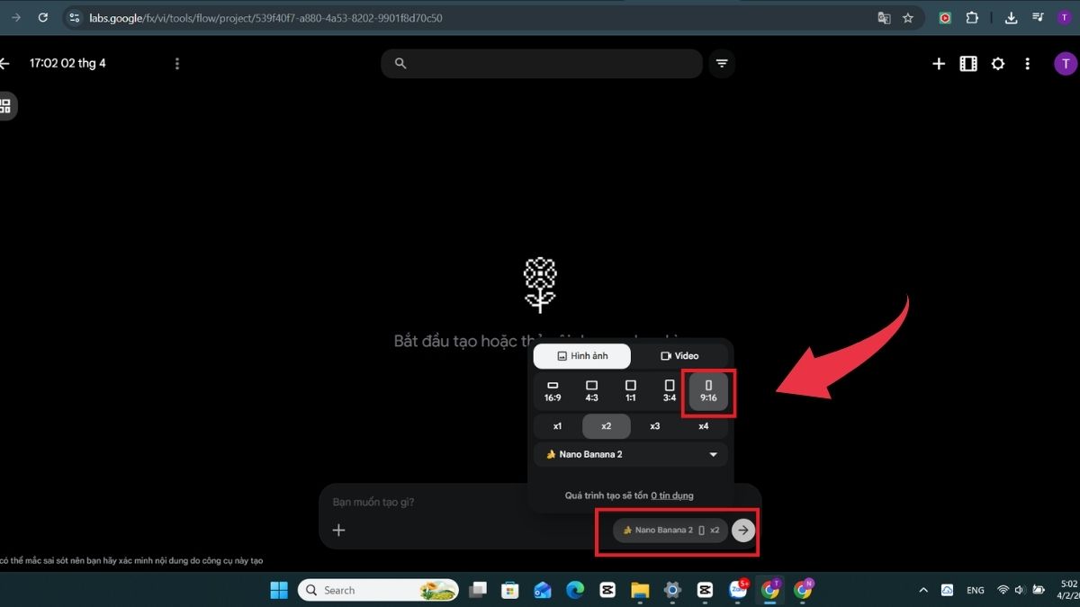 Cách tạo hình nền TikTok đẹp bằng AI - Bước 2