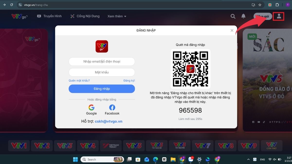 Hướng dẫn cách xem Táo Quân trên VTV Go - Bước 4