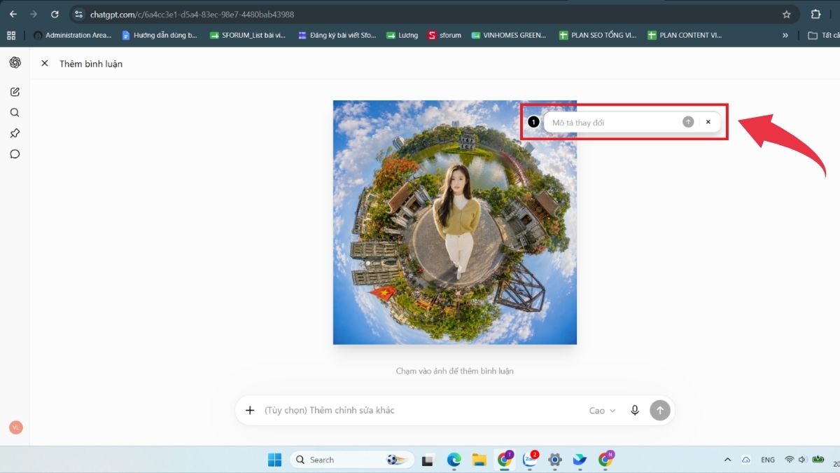 Hướng dẫn chỉnh sửa chi tiết trong ảnh trên ChatGPT - Bước 3