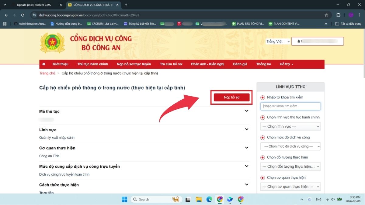 Hướng dẫn làm hộ chiếu gắn chip online 2026 - Bước 4