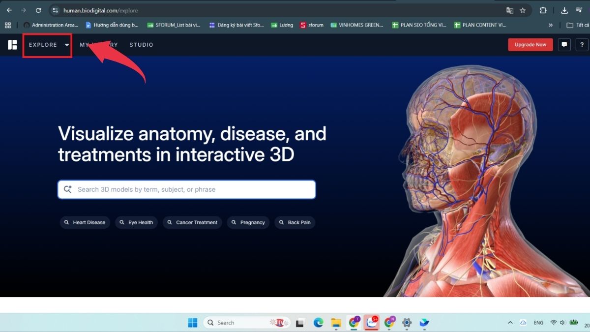 Hướng dẫn tạo mô hình 3D cho môn khoa học tự nhiên - Bước 2