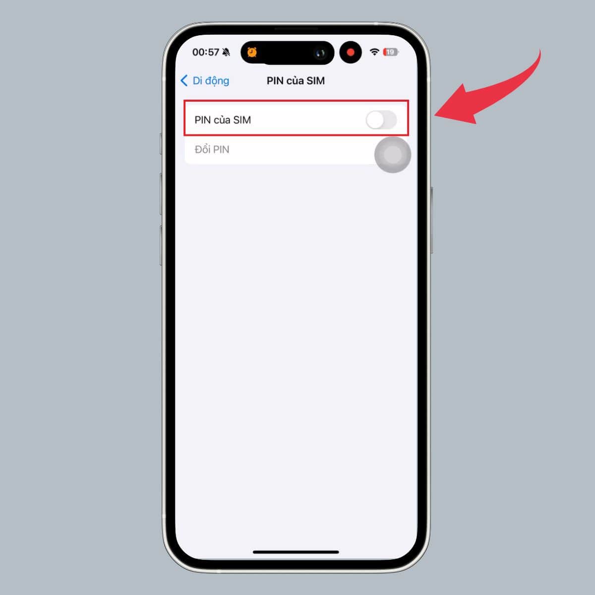 Tắt yêu cầu PIN của SIM