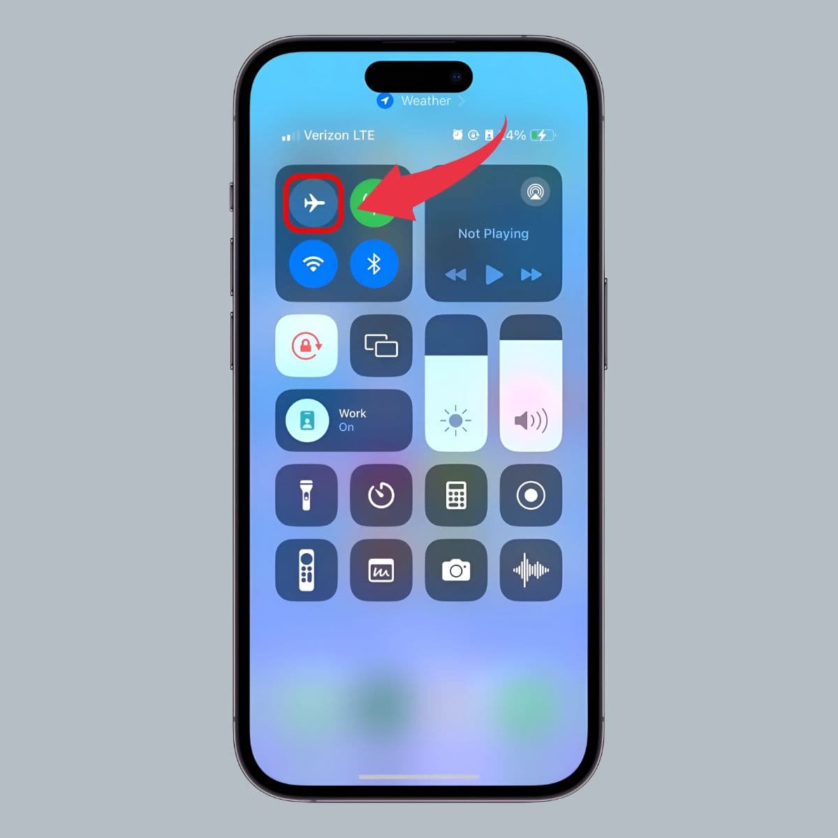 Khắc phục iPhone có 3G nhưng không vào mạng được bằng cách kiểm tra chế độ máy bay