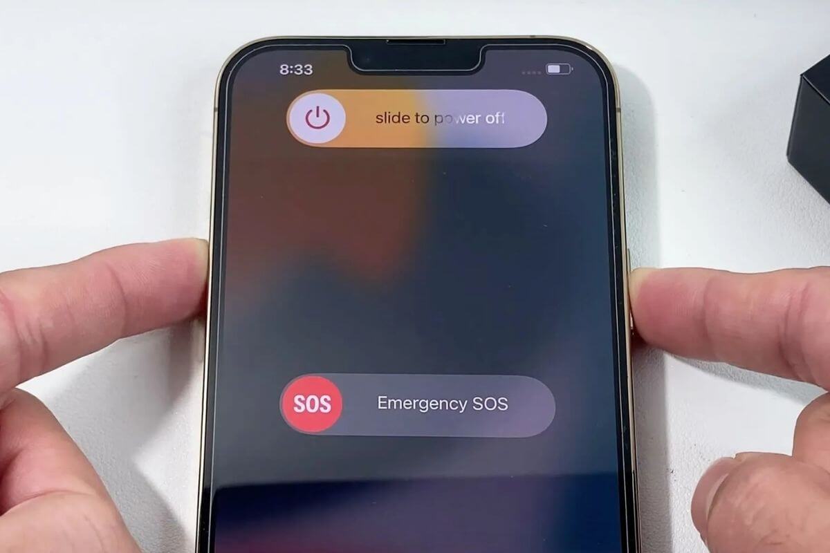 Cách sửa iPhone mất IMEI - Khởi động lại máy
