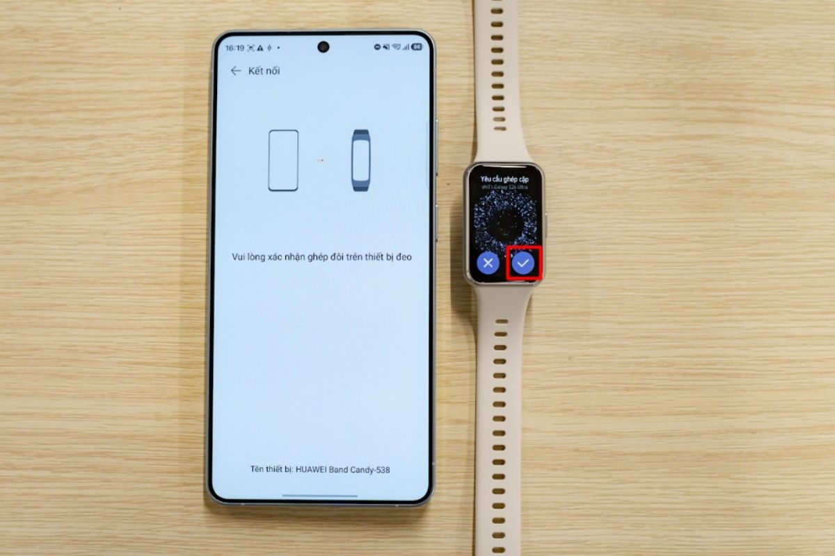 Kết nối Huawei Band 11 với điện thoại Android - Bước 3 đồng ý kết nối