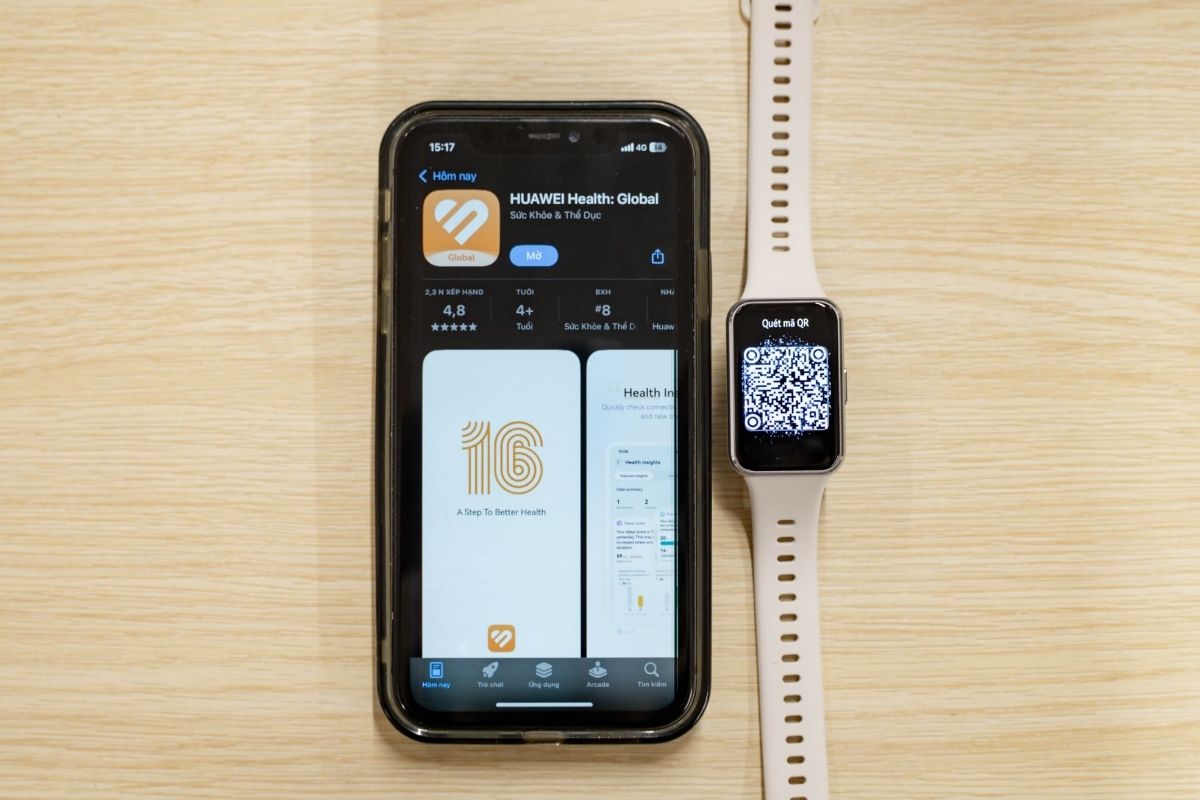 Kết nối Huawei Band 11 với điện thoại iOS - Bước 2 tải ứng dụng