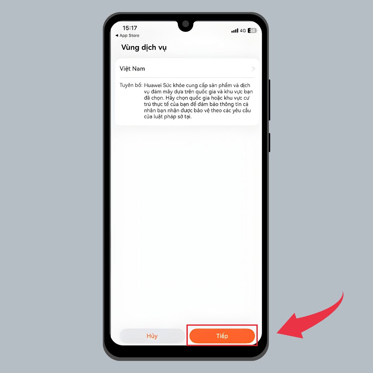 Kết nối Huawei Band 11 với điện thoại iOS - Bước 2 Thiết lập