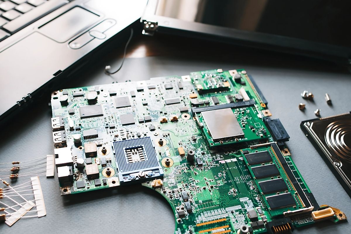 Laptop bật nguồn sáng đèn 1 giây rồi tắt do hỏng bo mạch chủ