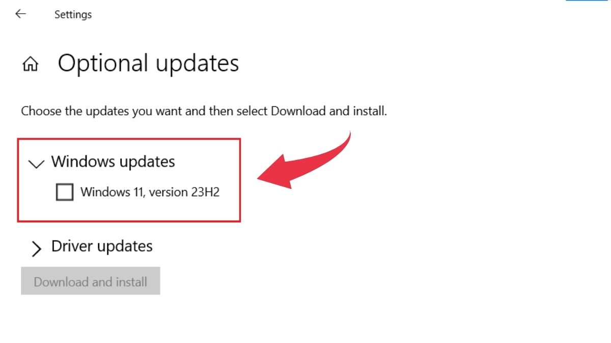 Cập nhật Windows bước 2+